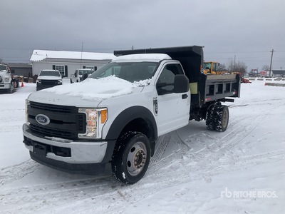 2017 Ford F-550 XL 4x4 Flatbed Dump Truck
