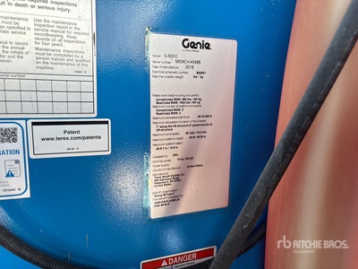 2019 Genie S-60XC 4WD Diesel Telescopic Boom Lift