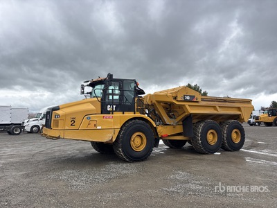 2020 Cat 740EJ Ejector Articulated Dump Truck