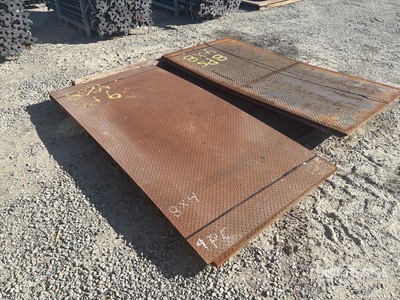 Quantity of (20) 2010 4 ft x 8 ft Steel Plates