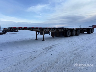 2006 Lode King PF1100 32 ft Tri/A Super B-Train Lead Flatbed Trailer