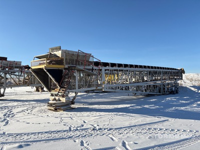 Assinck 42X130 42 in x 130 ft Portable Telescopic Radial Stacking Conveyor