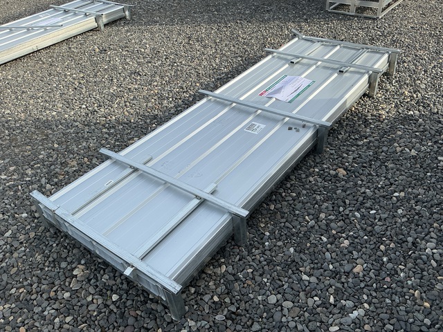 (100) Piece Lot of 10' Long Corrugated Steel Panels