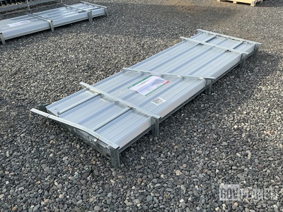 (100) Piece Lot of 10' Long Corrugated Steel Panels