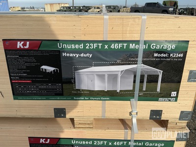 KJ K2346 Metal Garage - Unused
