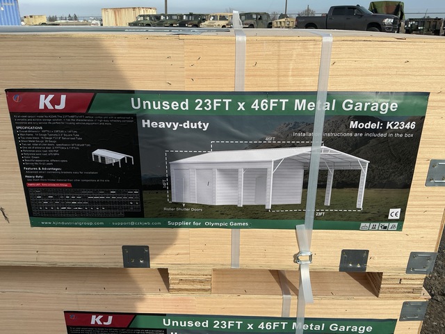 KJ K2346 Metal Garage - Unused