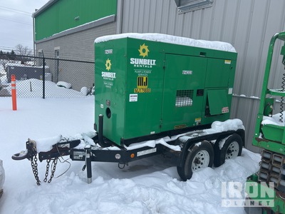 2016 Multiquip Whisperwatt DCA70SSJU3M0RP 70 kVA Mobile Generator Set