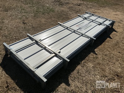 (100) Piece Lot of 10' Long Corrugated Steel Panels