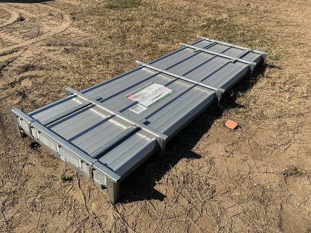 (100) Piece Lot of 10' Long Corrugated Steel Panels