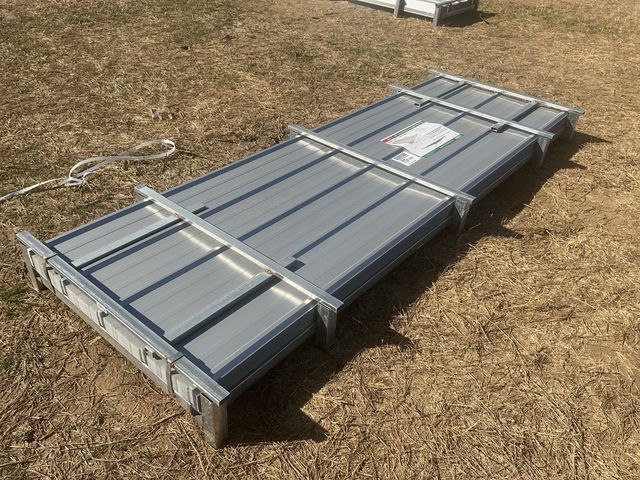 (100) Piece Lot of 10' Long Corrugated Steel Panels