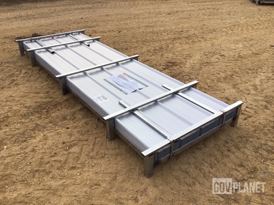 (100) Piece Lot of 10' Long Corrugated Steel Panels