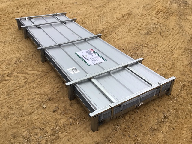 (100) Piece Lot of 10' Long Corrugated Steel Panels