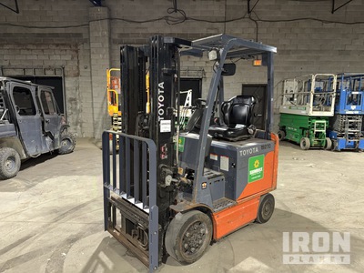 2016 Toyota 8FBCU25-COMP 4400 lb 4x2 Electric Forklift