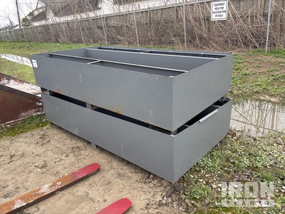 Quantity of (2) 8'3"X 4'4" 18" deep oil filter drain basin