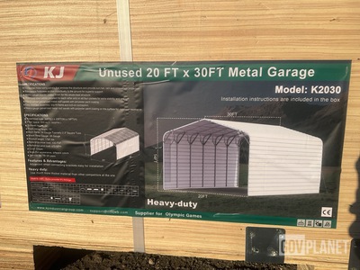 KJ K2030 Metal Garage - Unused