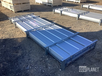 (100) Piece Lot of 10' Long Corrugated Steel Panels