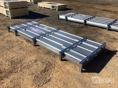 (100) Piece Lot of 10' Long Corrugated Steel Panels
