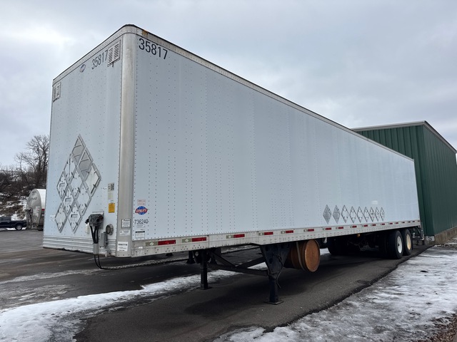 2012 Utility VS2DX 48 ft x 102 in Sliding T/A Van Trailer