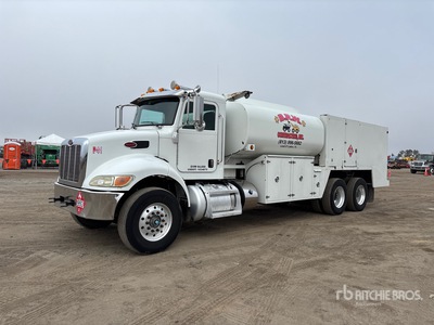 2017 Peterbilt 348 2000 gal 6x4 Fuel and Lube Truck