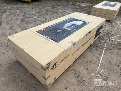 KJ K2223 Double Garage Metal Shed - Unused