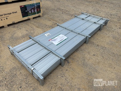 (100) Piece Lot of 10' Long Corrugated Steel Panels