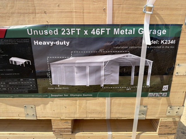 KJ K2346 Metal Garage - Unused