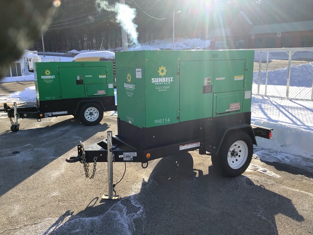 2016 Multiquip Whisperwatt DCA-25SSIU4F 20 kW Mobile Generator Set 2016 Multiquip Whisperwatt DCA-25SSIU4F 20 kW Mobile Generator Set