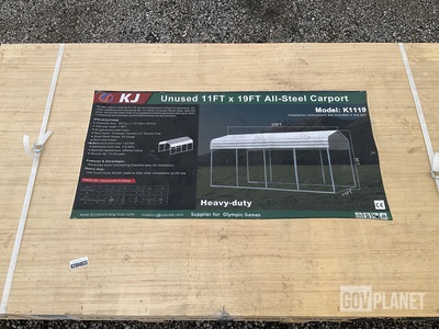 KJ K1119 All-Steel Carport - Unused