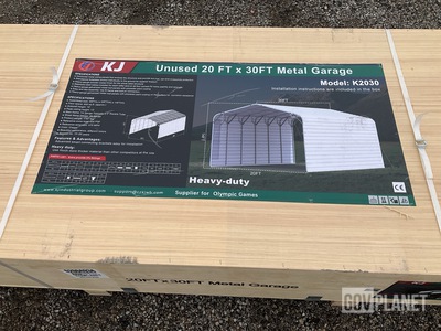 KJ K2030 Metal Garage - Unused