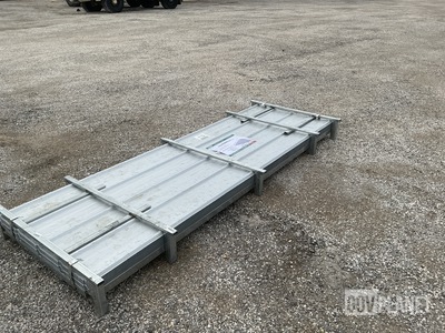 (100) Piece Lot of 10' Long Corrugated Steel Panels