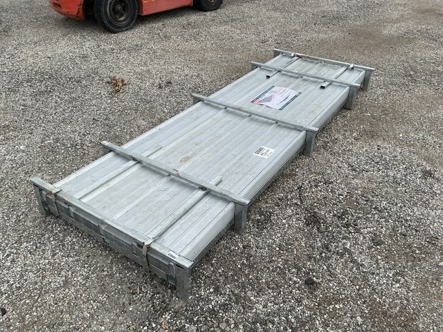 (100) Piece Lot of 10' Long Corrugated Steel Panels