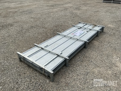 (100) Piece Lot of 10' Long Corrugated Steel Panels