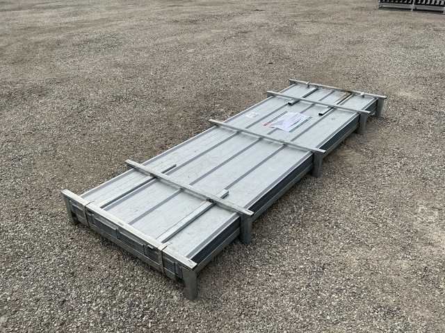 (100) Piece Lot of 10' Long Corrugated Steel Panels