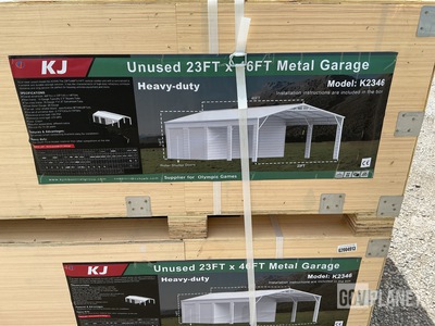 KJ K2346 Metal Garage - Unused