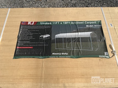 KJ K1119 All-Steel Carport - Unused