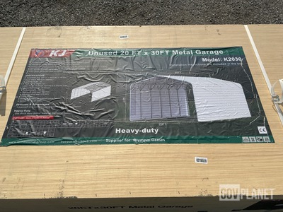 KJ K2030 Metal Garage - Unused