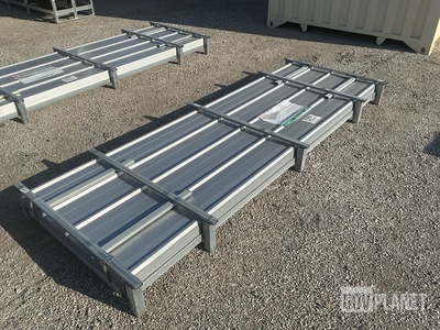 (100) Piece Lot of 10' Long Corrugated Steel Panels
