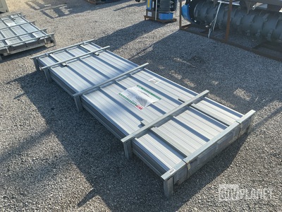 (100) Piece Lot of 10' Long Corrugated Steel Panels