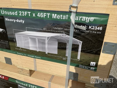 KJ K2346 Metal Garage - Unused
