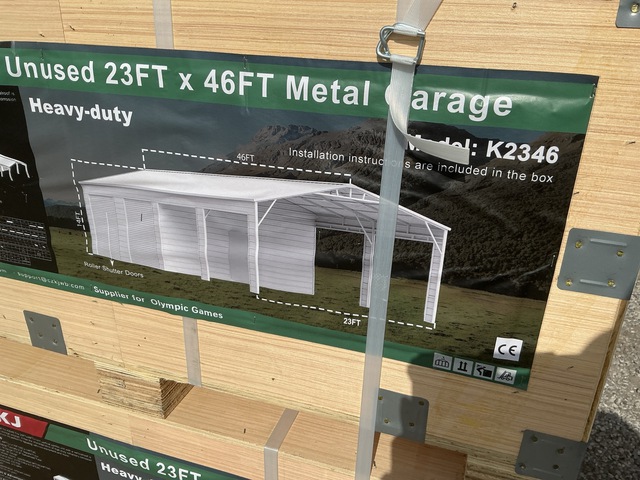 KJ K2346 Metal Garage - Unused