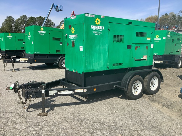 2017 Multiquip DCA-70SSIU4F 56 kW Mobile Generator Set