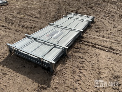 (100) Piece Lot of 10' Long Corrugated Steel Panels