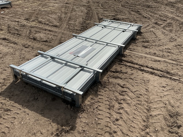 (100) Piece Lot of 10' Long Corrugated Steel Panels