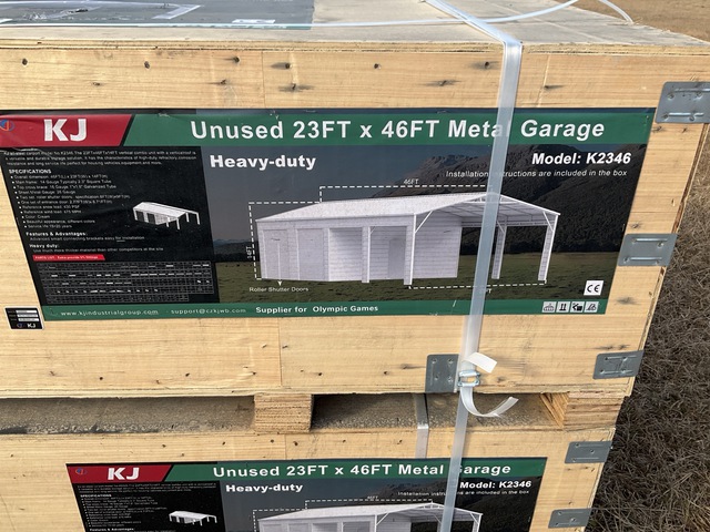 KJ K2346 Metal Garage - Unused