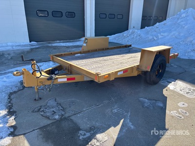 1991 Eager Beaver 11 ft S/A Tilt Deck Equipment Trailer