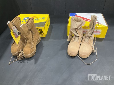 (23) Pairs of Combat Boots & (5) Pairs of Men's Boots