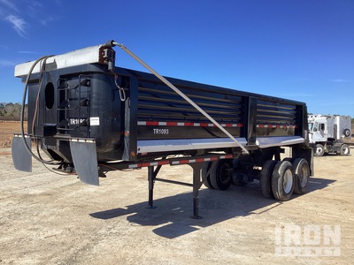 2010 Clement HL2626 26 ft T/A Frameless End Dump Trailer