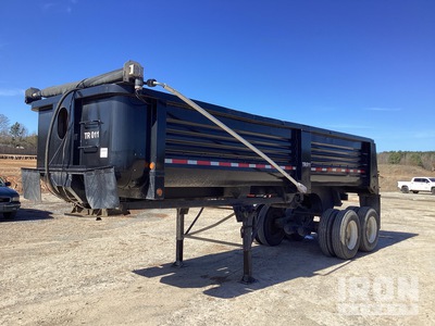 2001 Clement 25 ft T/A Frameless End Dump Trailer