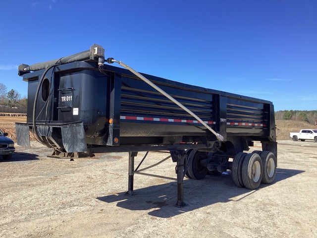 2001 Clement 25 ft T/A Frameless End Dump Trailer