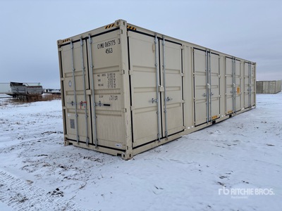 2025 40 ft High Cube Multi-Door Storage Container